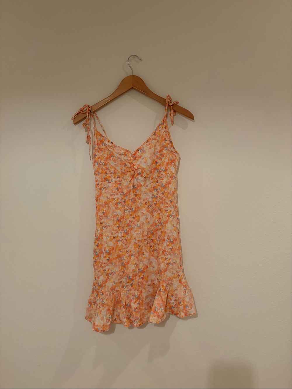 cloth & stone Blush Pink Floral Smocked Top